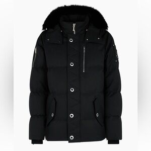 Moose Knuckles Black Puffer Jacket